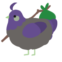 A grey and overcast chicken with a head pattern