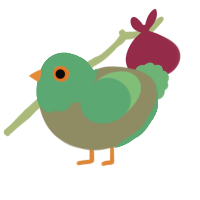 A ash and red chicken with a head pattern