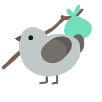 A silver and grey chicken