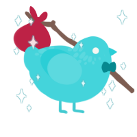 A aqua chicken with a neck-speckle pattern