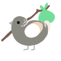A ash and cream chicken with a neck-band pattern
