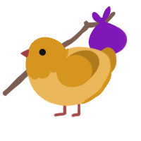 A honey and ochre chicken with a head pattern