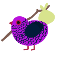 A amethyst and tumblr chicken with a lace pattern