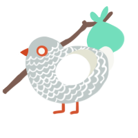 A silver and white chicken with a lace pattern
