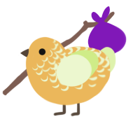 A honey and apple chicken with a half-lace pattern