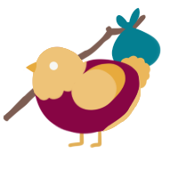 A maroon and honey chicken with a head pattern
