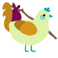 A apple and ochre chicken