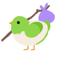 A cream and grass chicken with a head pattern