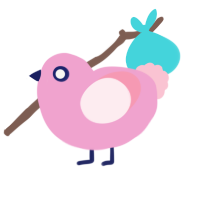 A pink and rose chicken