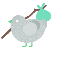 A silver chicken with a double-lace pattern