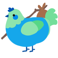 A sky and spring chicken with a head pattern