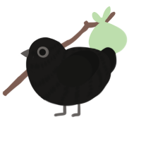A sable and black chicken with a bar pattern