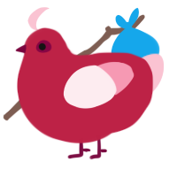 A crimson and rose chicken