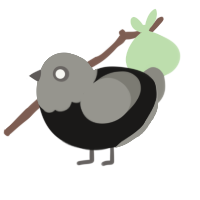 A sable and ash chicken with a head pattern