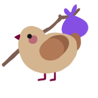 A beige and brown chicken