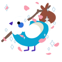 A cerulean and white chicken with a head pattern