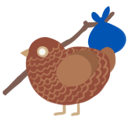 A russet and brown chicken with a lace pattern