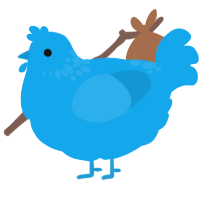 A sky chicken with a neck-speckle pattern
