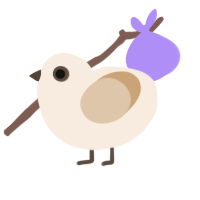 A cream and beige chicken