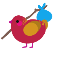 A crimson and ochre chicken with a neck-band pattern