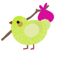 A lime and lemon chicken with a double-lace pattern