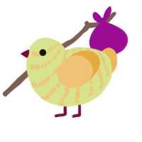 A lemon and honey chicken with a bar pattern