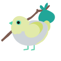 A mist and lemon chicken with a head pattern