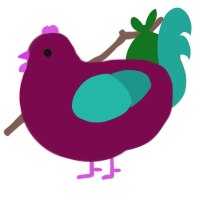 Pomegranate Splash, a wine and turquoise chicken