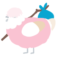 A rose and cream chicken with a head pattern
