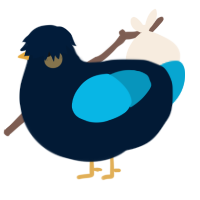 A tumblr and cerulean chicken
