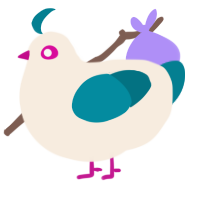 A cream and sea chicken