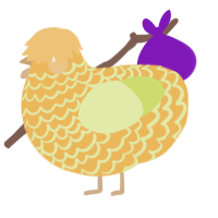 A honey and lemon chicken with a lace pattern