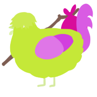A lime and orchid chicken