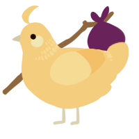 A honey chicken with a neck-band pattern