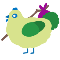 A lemon and viridian chicken