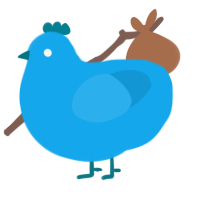 A sky chicken