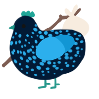 (unnamed), a tumblr and sky chicken with a speckle pattern