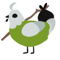 A chartreuse and silver chicken with a head pattern