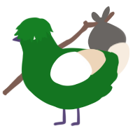 A leaf and cream chicken
