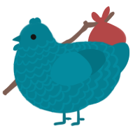 A sea chicken with a lace pattern