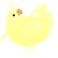 A grey and plum chicken with a head pattern