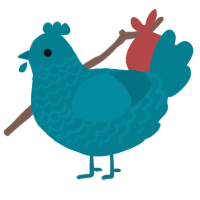 A sea chicken with a lace pattern