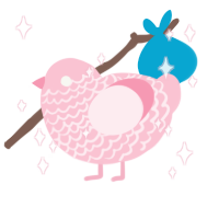A rose chicken with a lace pattern
