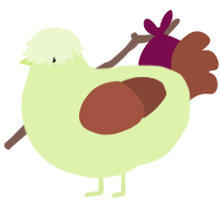 A apple and russet chicken