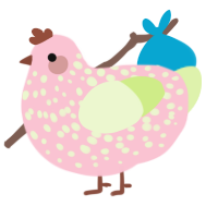 (unnamed), a rose and apple chicken with a speckle pattern
