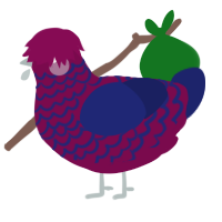 A wine and navy chicken with a lace pattern