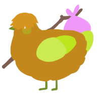 A ochre and lime chicken