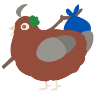 A russet and ash chicken