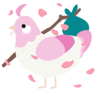 A white and pink chicken with a head pattern