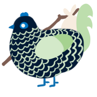 deep sea creature, a tumblr and gluppy chicken with a lace pattern